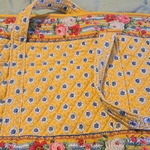 Vera Bradley Floral Quilted Tote